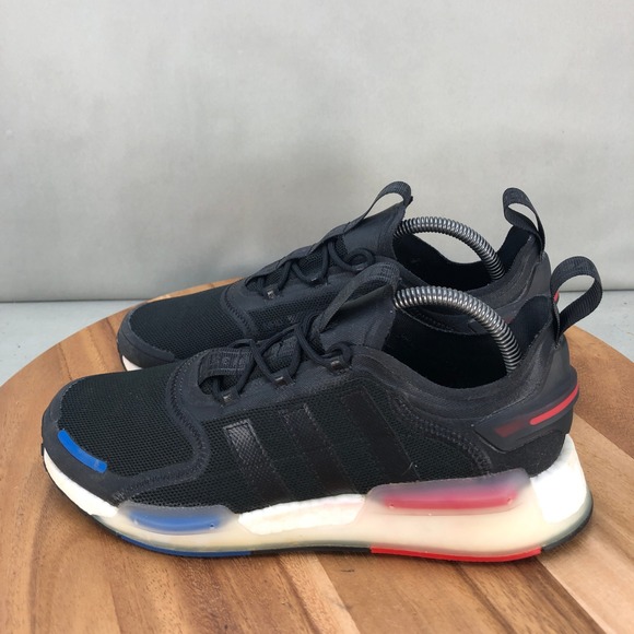 Adidas NMD v3 Mens Size 9 GX3378 Black Red Blue Athletic Running Shoes Sneakers